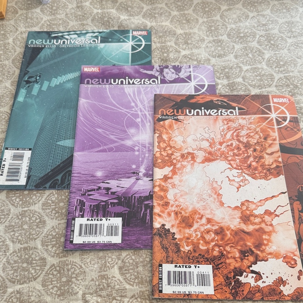 Marvel New Universal Comic Book Collection - 4,5,6